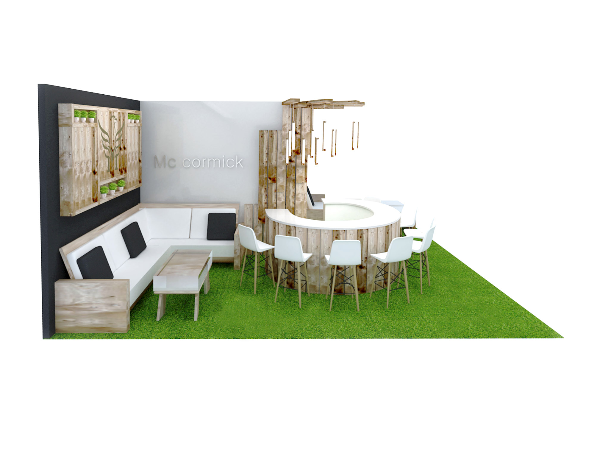 Mc cormick Exhibition Design 3D Rendering